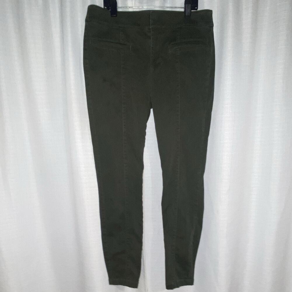 LOFT Women’s Green Skinny Ankle Pants Mid Rise Stretch Pockets Size 8